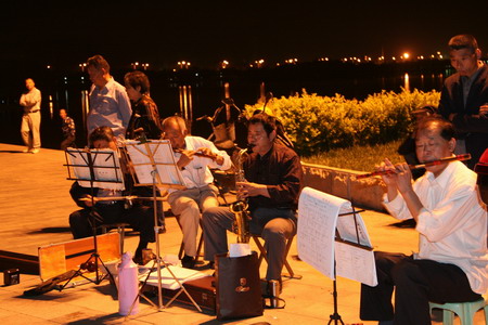 Night view of Hefei City, Anhui