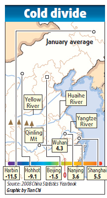 Residents struggle as cold weather heads south