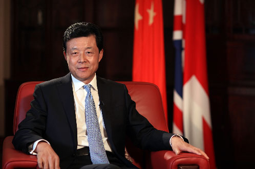 Chinese ambassador to Britain Liu Xiaoming. China-UK friendship grows fast