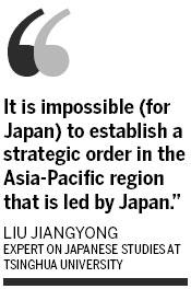 Beijing on Friday criticized hostile comments regarding China made by Japanese Prime Minister Shinzo Abe during his visit to Washington. Remarks from Abe 'mislead the world'