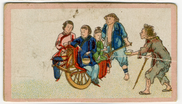 Cigarette posters on show in Dalian