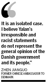Dane's racist rants decried