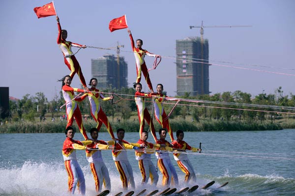 中國(guó)勝澳大利亞獲膠州對(duì)抗賽冠軍