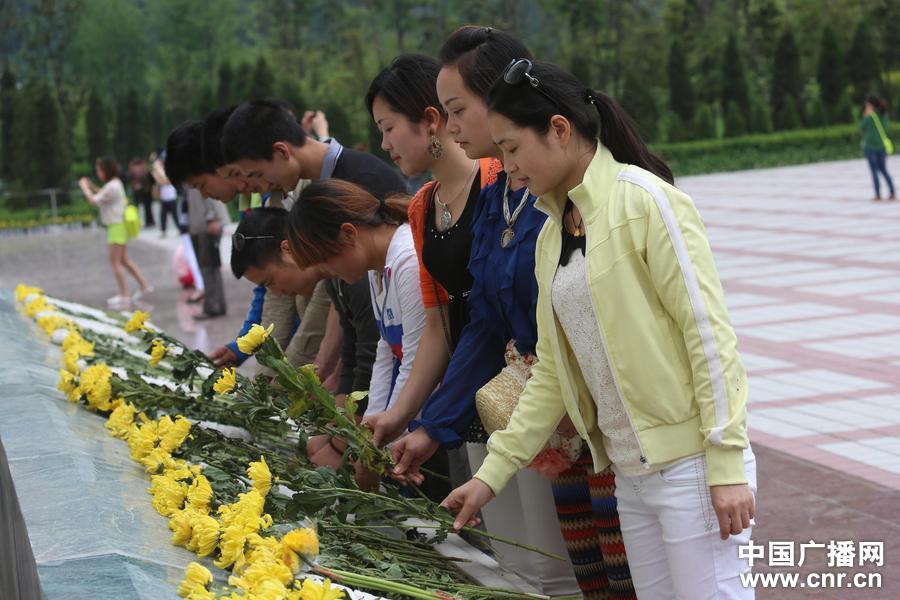 四川汶川地震5周年：映秀五一迎來旅游高峰