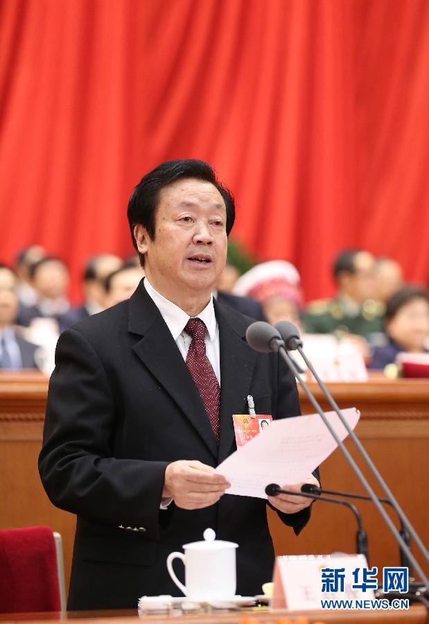 十二屆全國人大一次會(huì)議舉行第六次全體會(huì)議