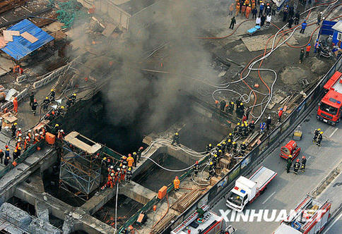 上海軌道交通11號線工地發(fā)生火災(zāi)