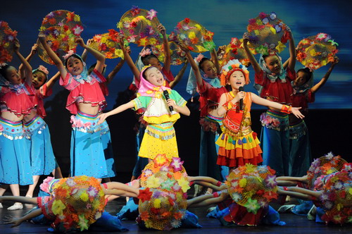 大陸和平小天使在臺舉行專場演出