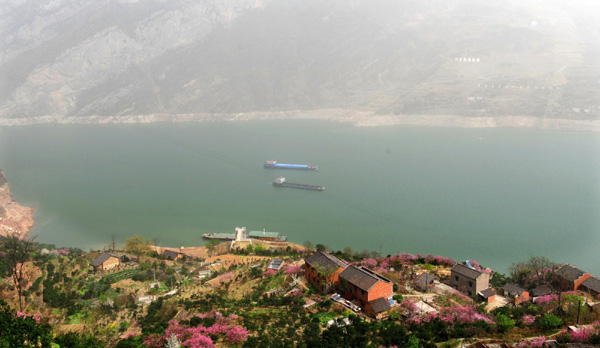 三峽水庫較早消落至156米節(jié)點水位