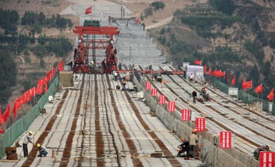 山西至陜西聞合高速公路加緊建設(shè) <BR>