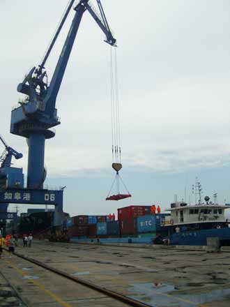 江蘇如皋港集裝箱航線開(kāi)通