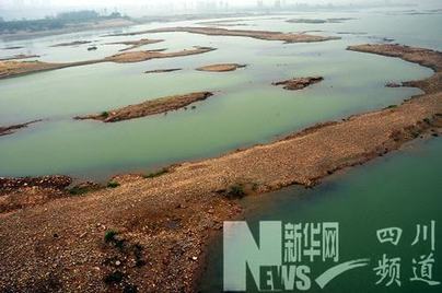 嘉陵江進(jìn)入枯水期