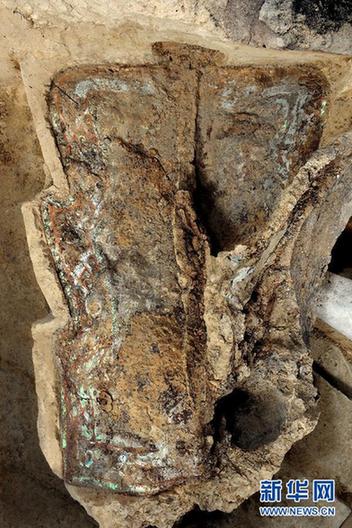 秦兵馬俑坑考古最新發(fā)現(xiàn) 皮質(zhì)漆制彩繪“秦盾”