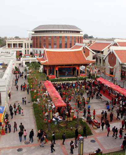 大嶝小鎮(zhèn)春節(jié)假期游客首次突破12萬 “臺灣小吃節(jié)”、“折子戲”倍受熱捧