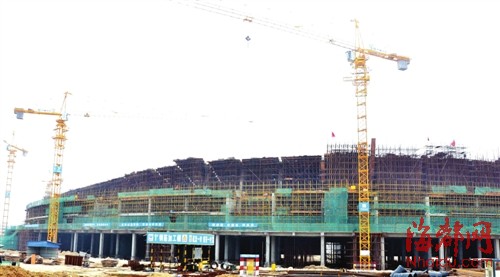 海峽奧體中心主場(chǎng)雛形已現(xiàn) 城運(yùn)會(huì)進(jìn)入“福州時(shí)間”