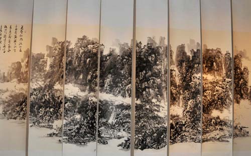 劉燦章書畫藝術展在河南博物院開幕