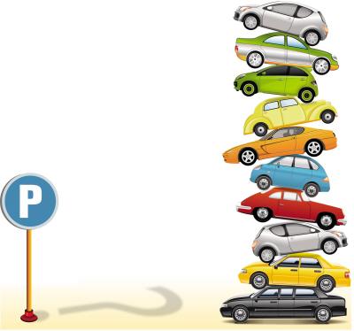 隨著汽車時代的來臨“搶車位大戰(zhàn)”開始上演