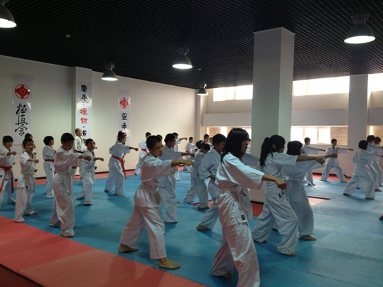 亞洲空手道大師赴孤兒學(xué)校授課