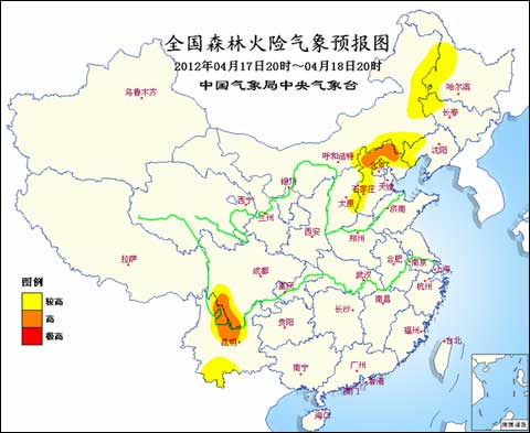 北方部分地區(qū)將迎大風(fēng)沙塵天氣干燥需防火