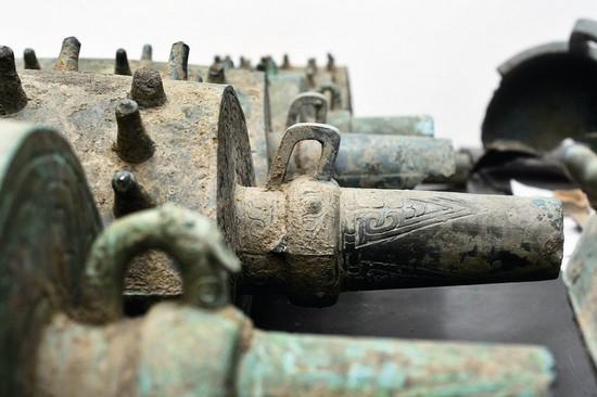 湖北首次發(fā)現(xiàn)西周楚國(guó)國(guó)君用編鐘(圖)