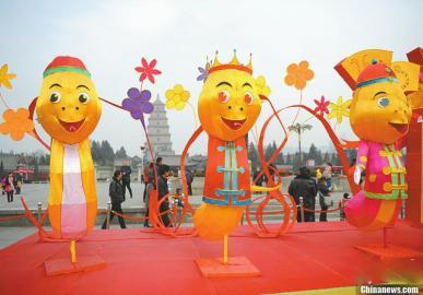 各地蛇年吉祥物遭吐槽：何方妖孽 毀三觀啊(圖)