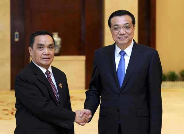 李克強(qiáng)會(huì)見東盟國(guó)家領(lǐng)導(dǎo)人