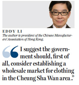 Voice getting louder for a fashion wholesale market