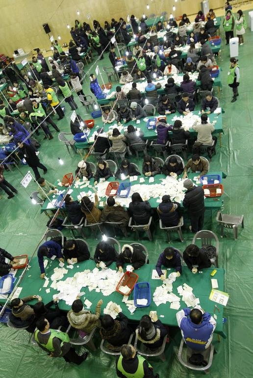 忙碌而豐富 圖說韓國總統(tǒng)大選精彩點滴