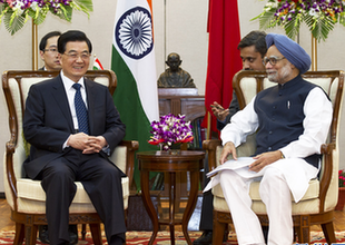 胡錦濤會見辛格