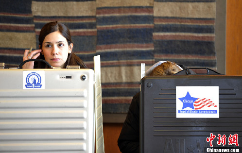 美國(guó)總統(tǒng)大選全國(guó)投票拉開(kāi)帷幕