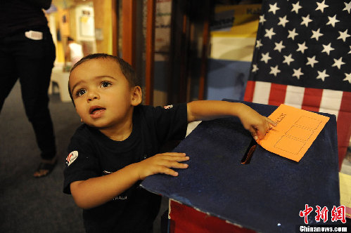 美國(guó)總統(tǒng)大選全國(guó)投票拉開(kāi)帷幕