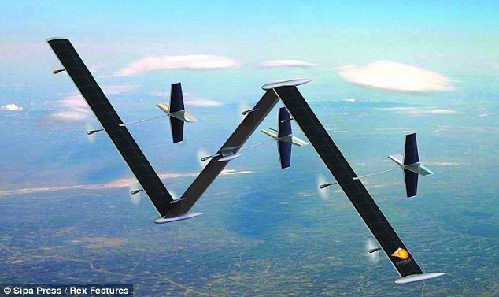 美國(guó)研制出可持續(xù)飛行5年太陽能無人駕駛飛機(jī)