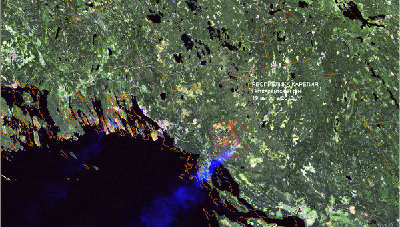 美國(guó)宇航局衛(wèi)星監(jiān)測(cè)顯示俄羅斯仍有178處著火點(diǎn)