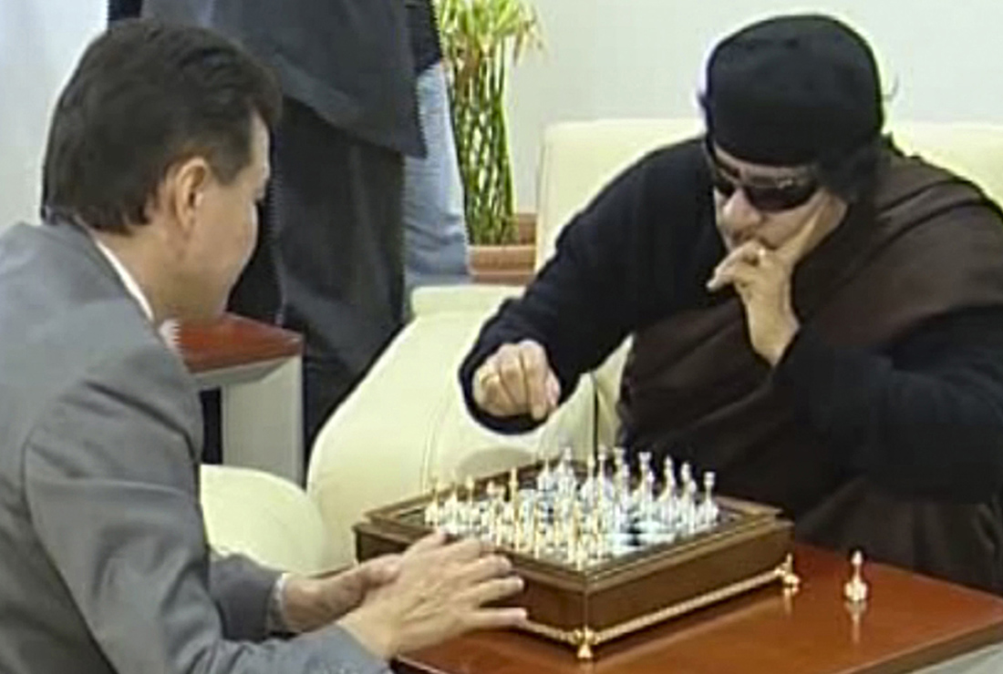 國(guó)際棋聯(lián)主席稱(chēng)卡扎菲準(zhǔn)備與北約對(duì)話 但不會(huì)辭職