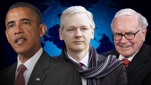 眼饞巴菲特天價(jià)午餐？奧巴馬阿桑奇也賣“吃飯權(quán)”