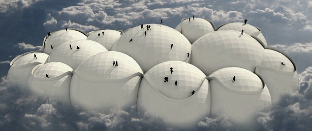 未來(lái)最酷飛艇像“浮云” 乘客可盡享漫游云端樂(lè)趣