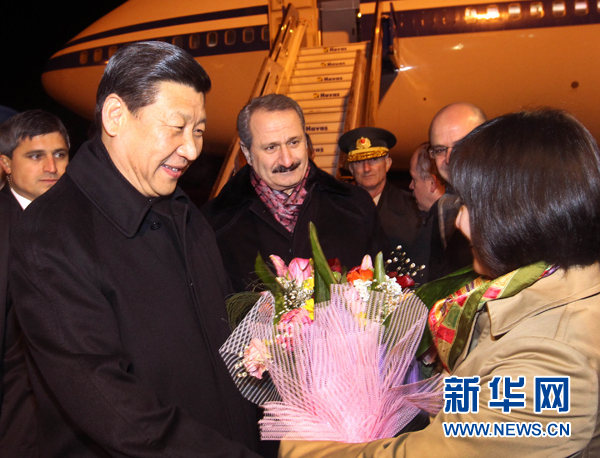 習近平抵達土耳其安卡拉開始正式訪問