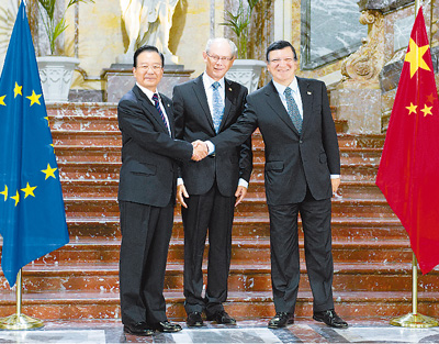 溫家寶出席第十五次中歐領(lǐng)導(dǎo)人會(huì)晤