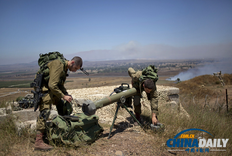三枚敘利亞迫擊炮落入以占戈蘭高地(高清組圖)