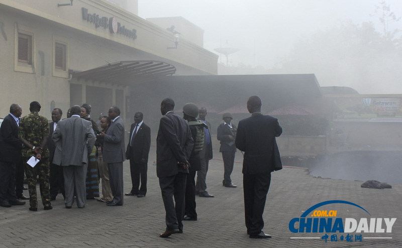 肯尼亞商場槍戰(zhàn)結束 交火現(xiàn)場成一片廢墟