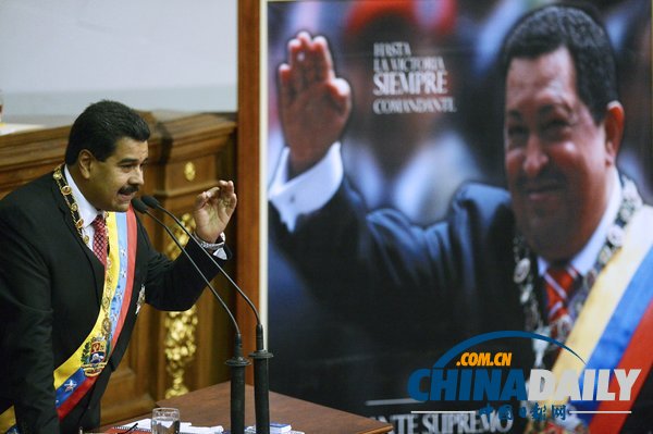 委內(nèi)瑞拉物資緊缺 總統(tǒng)向議會(huì)申請(qǐng)臨時(shí)立法權(quán)（圖）