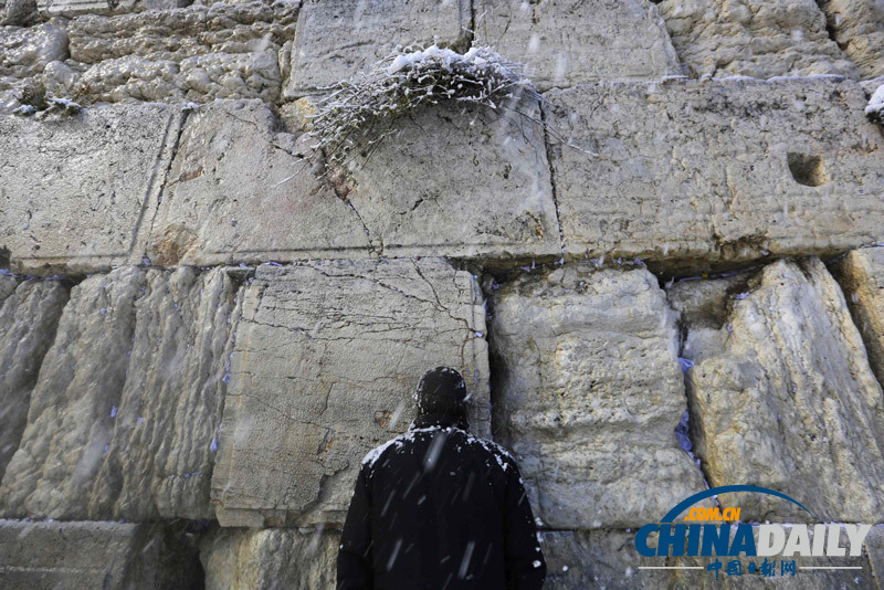 耶路撒冷遇罕見暴風雪 克里仍有望會見內(nèi)塔尼亞胡