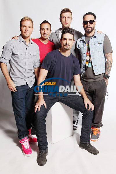 中國日報網(wǎng)獨家寫真：后街男孩抵京準備開唱 五子拼帥