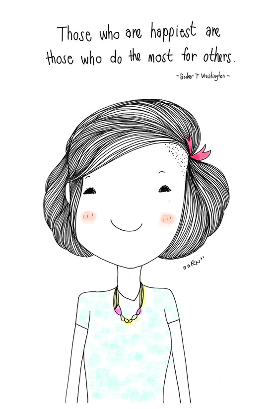 短發(fā)也可以很美：女孩捐掉長發(fā)后畫的勵志明信片