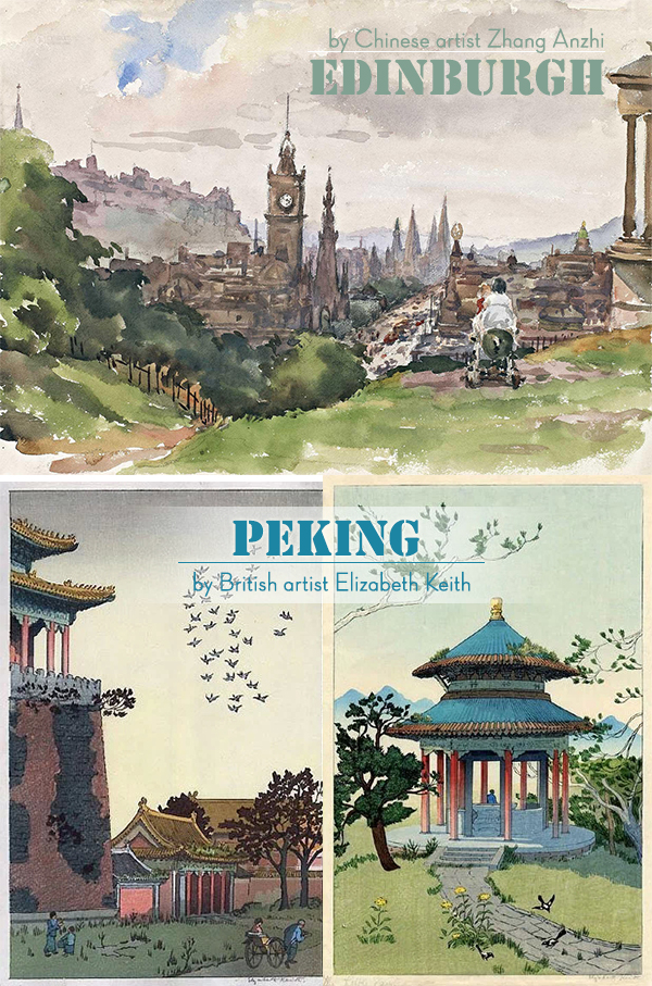 中國(guó)畫(huà)家筆下的英國(guó)VS英國(guó)畫(huà)家筆下的中國(guó)