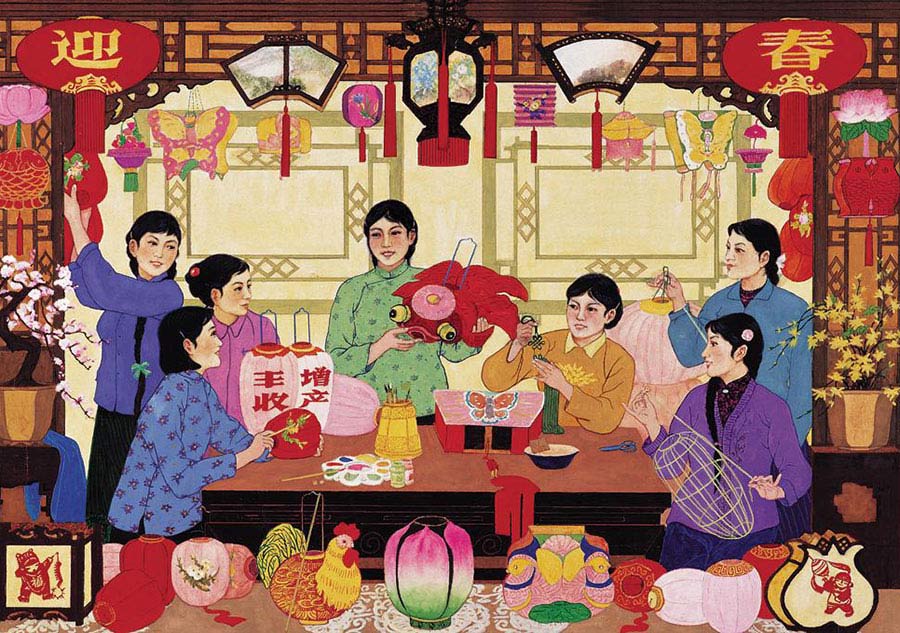 中國(guó)畫家筆下的元宵節(jié)（組圖）