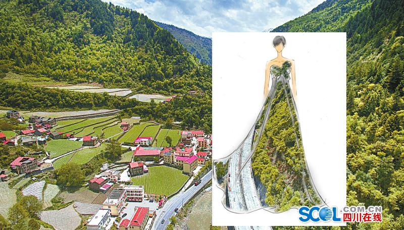 把高速公路做成衣服穿上身 美不美？（組圖）