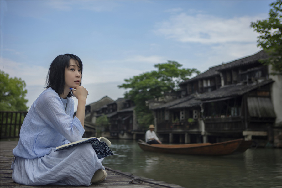 劉若英再次為烏鎮(zhèn)代言：來(lái)過(guò)，便不曾離開(kāi)（組圖）