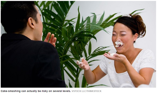 婚禮上為什么要砸蛋糕?
