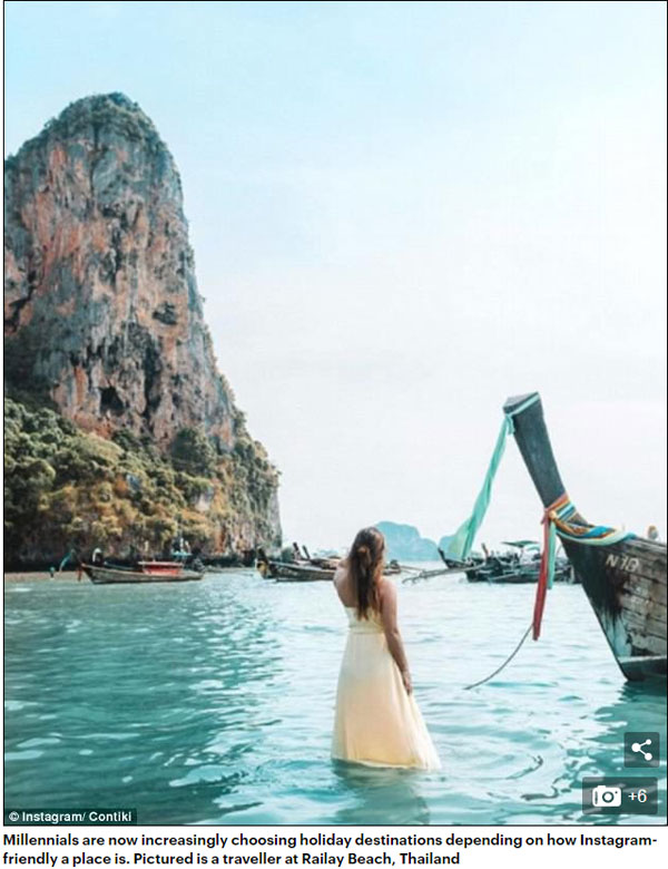 無(wú)拍照不假期！千禧一代熱衷“朋友圈旅游”