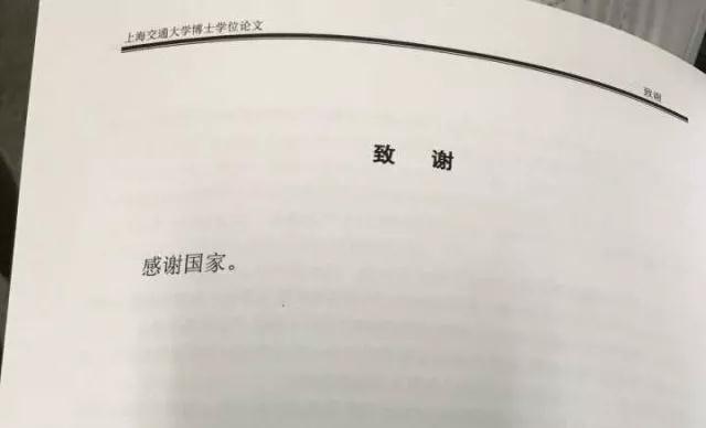 果然畢業(yè)論文的致謝才是最精彩的！感謝貓、狗、愛豆，能加的戲都加上了……
